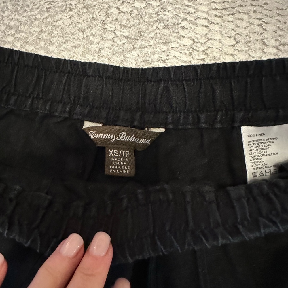 Tommy Bahama washed black  Linen Shorts
